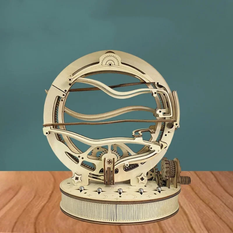 3D Wooden Puzzle Mechanical Round Track Ball Model Handmade DIY Puzzles Toy Jigsaw Kits for Boys Children Birthday Gift
3D Wooden Puzzle Mechanical Round Track Ball Model Handmade DIY Puzzles Toy Jigsaw Kits for Boys Children Birthday Gift