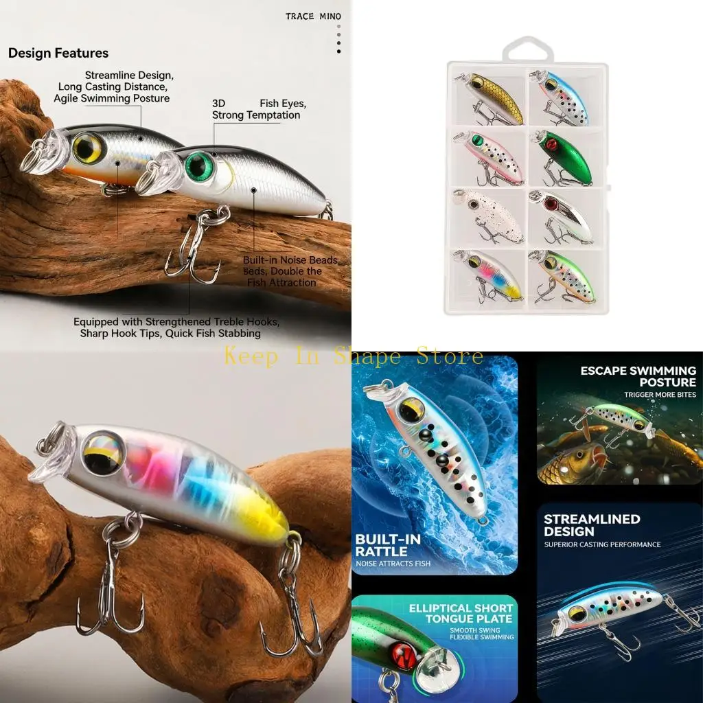 U1JC 2.8g 4.1cm Crankbait Baits Fishing Lures Floating Swimbait Swimbait Hard Baits
U1JC 2.8g 4.1cm Crankbait Baits Fishing Lures Floating Swimbait Swimbait Hard Baits