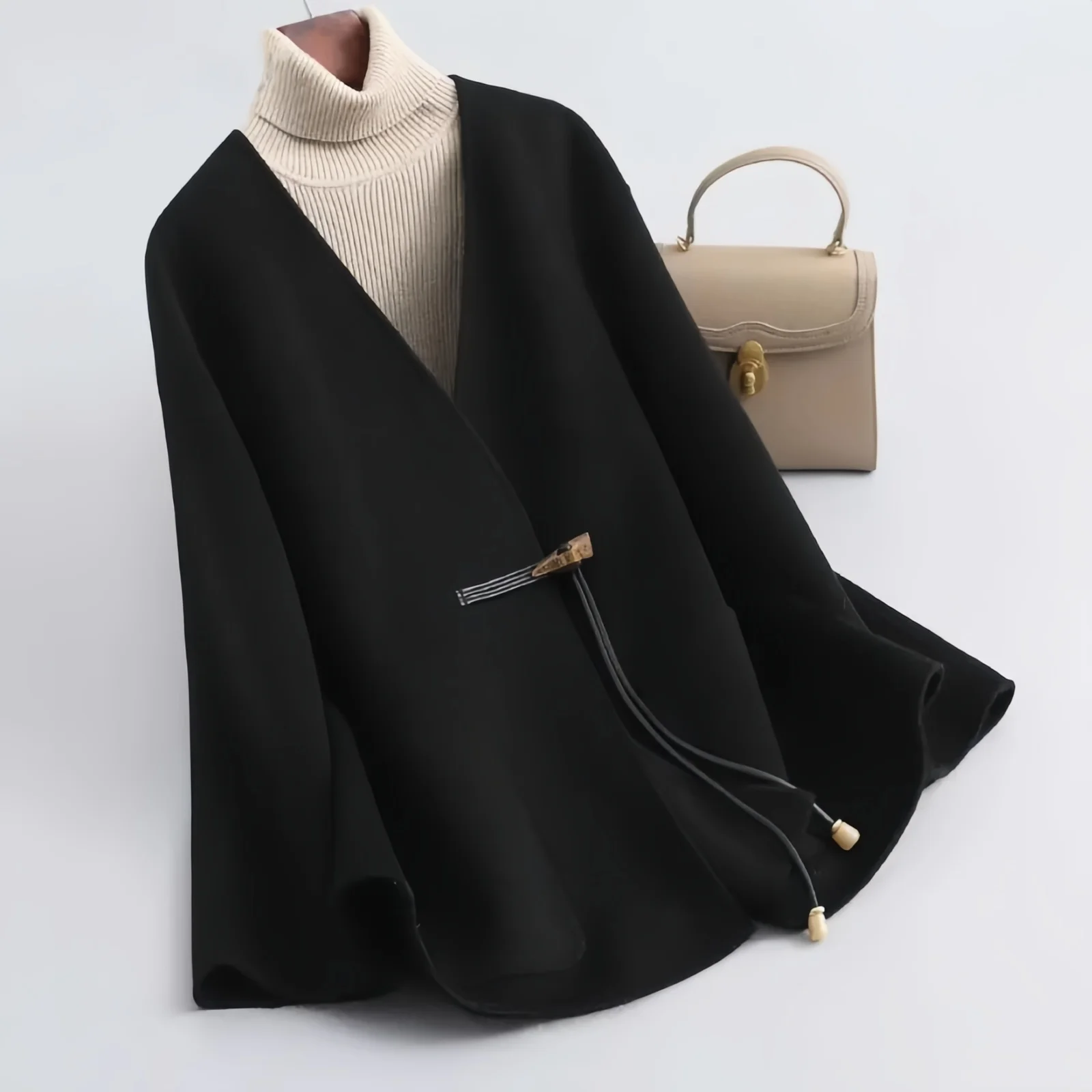 Korean Style Casual High-End Coat Women's Autumn Winter New Retro Chinese Fashion Youthful V-Neck Jacket Loose Fit Long Sleeve
Korean Style Casual High-End Coat Women's Autumn Winter New Retro Chinese Fashion Youthful V-Neck Jacket Loose Fit Long Sleeve