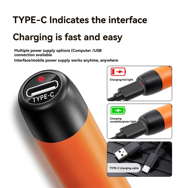 ABKS-Cordless USB Digital Soldering Iron Adjustable Temperature 300-450℃ Type-C Intelligent Solder Welding Iron Tool
ABKS-Cordless USB Digital Soldering Iron Adjustable Temperature 300-450℃ Type-C Intelligent Solder Welding Iron Tool