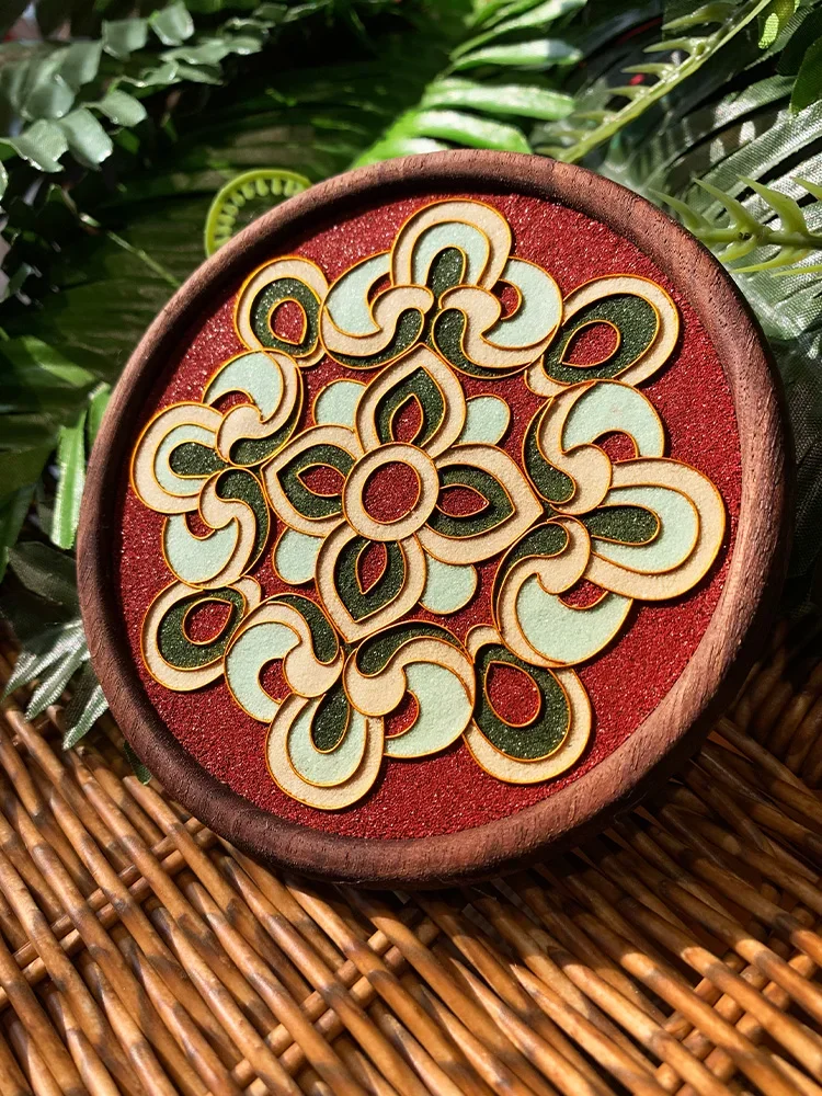 Cloisonne Cloisonne Enamel DIY Glaze Material Pack Teacup Pad Tea Tray Dunhuang Pattern Walnut Team Building Handmade
Cloisonne Cloisonne Enamel DIY Glaze Material Pack Teacup Pad Tea Tray Dunhuang Pattern Walnut Team Building Handmade