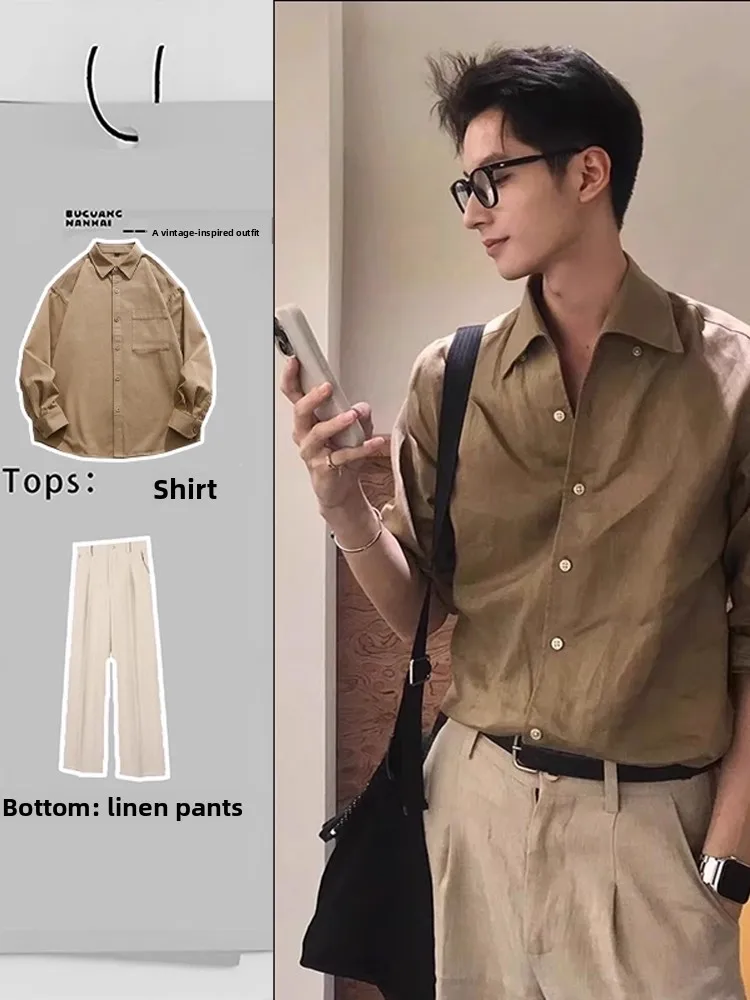 Мужской хлопково-льняной комплект irt Long Sve Autumn Faion, удлиненные брюки с высокой талией, повседневная спортивная одежда, длинные брюки, подростковый размер
Мужской хлопково-льняной комплект irt Long Sve Autumn Faion, удлиненные брюки с высокой талией, повседневная спортивная одежда, длинные брюки, подростковый размер