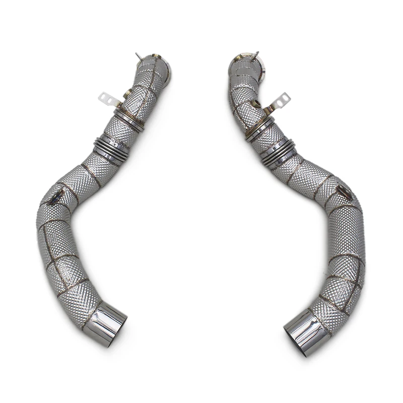 Auto Parts Stainless Steel Exhaust Free Flow Pipes For BMW M5 F90 4.4T 2018-2023 Heat Shield Exhaust Downpipe
Auto Parts Stainless Steel Exhaust Free Flow Pipes For BMW M5 F90 4.4T 2018-2023 Heat Shield Exhaust Downpipe