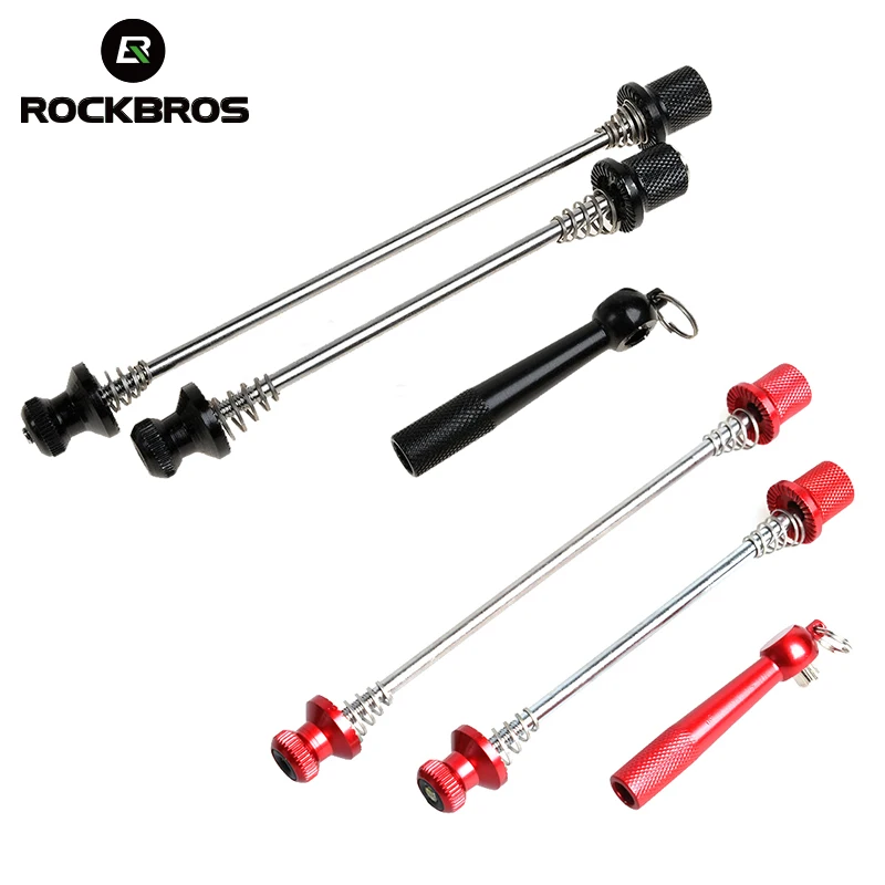 ROCKBROS Bicycle Front Rear Wheel Quick Release Skewers QR Axle Hub Clip Lever For MTB Road Cycling Bike Accessories
ROCKBROS Bicycle Front Rear Wheel Quick Release Skewers QR Axle Hub Clip Lever For MTB Road Cycling Bike Accessories