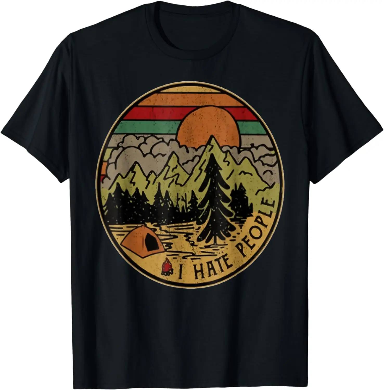 I Love Camping I Hate People Outdoors Funny Vintage T-Shirt Graphic T Shirts Men Teens Clothing Lightweight
I Love Camping I Hate People Outdoors Funny Vintage T-Shirt Graphic T Shirts Men Teens Clothing Lightweight
