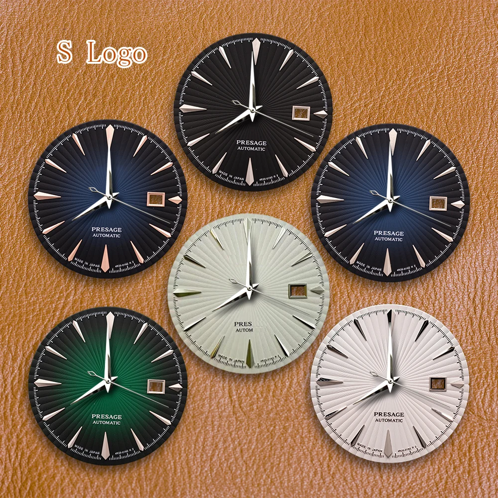 35mm S Logo New cocktail Dial Gradient Dial black Dial Fit NH35/NH36 Movement High Quality Watch Modification Accessories
35mm S Logo New cocktail Dial Gradient Dial black Dial Fit NH35/NH36 Movement High Quality Watch Modification Accessories