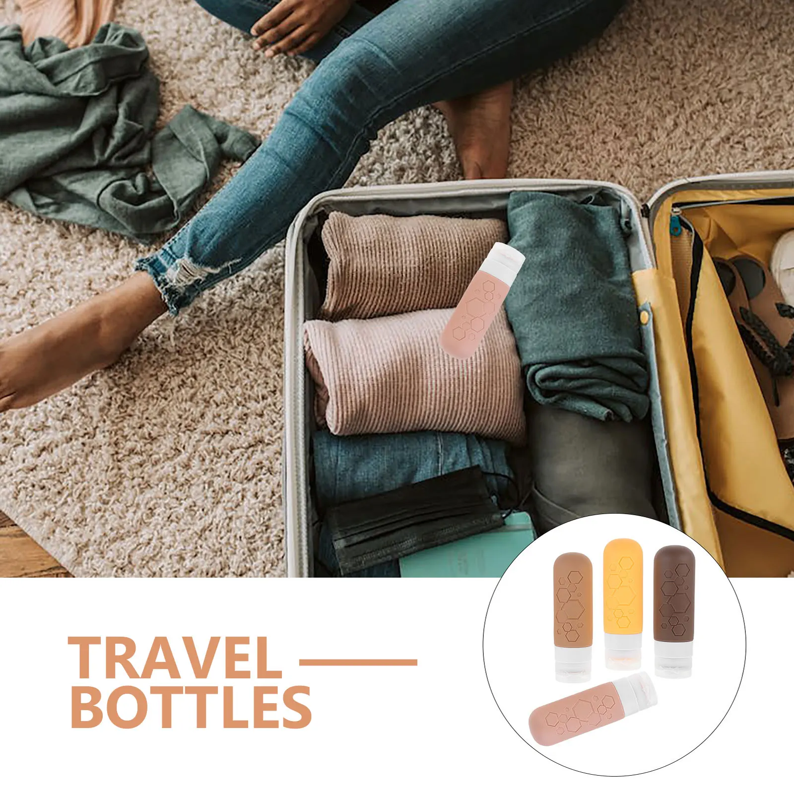 4pcs Shampoo Travel Travel Size Containers Bottles Refillable Toiletry Shampoo Containers Portable Squeeze Bottles
4pcs Shampoo Travel Travel Size Containers Bottles Refillable Toiletry Shampoo Containers Portable Squeeze Bottles