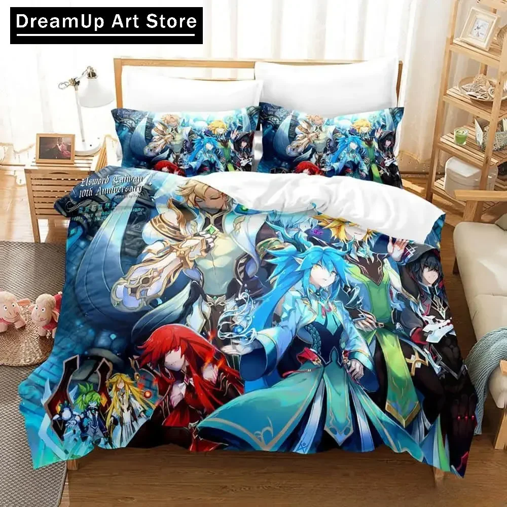 Комплект постельного белья с 3D принтом аниме Elsword Single Twin Full Queen King Size, комплект постельного белья для взрослых и детей, комплекты пододеяльников для спальни, домашний текстиль
Комплект постельного белья с 3D принтом аниме Elsword Single Twin Full Queen King Size, комплект постельного белья для взрослых и детей, комплекты пододеяльников для спальни, домашний текстиль