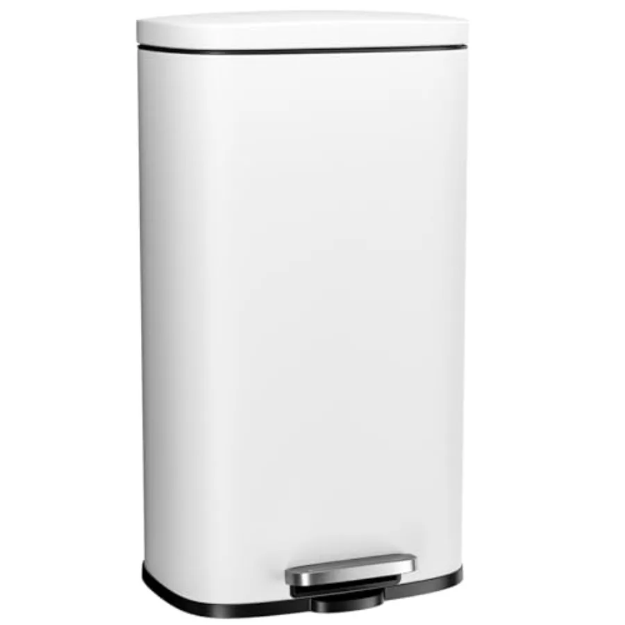 8 Gallon Step Trash Can, Stainless Steel Garbage Bin, Soft-Close Rubbish Bin with Removable Plastic Inner Bucket, Fingerprint-P
8 Gallon Step Trash Can, Stainless Steel Garbage Bin, Soft-Close Rubbish Bin with Removable Plastic Inner Bucket, Fingerprint-P