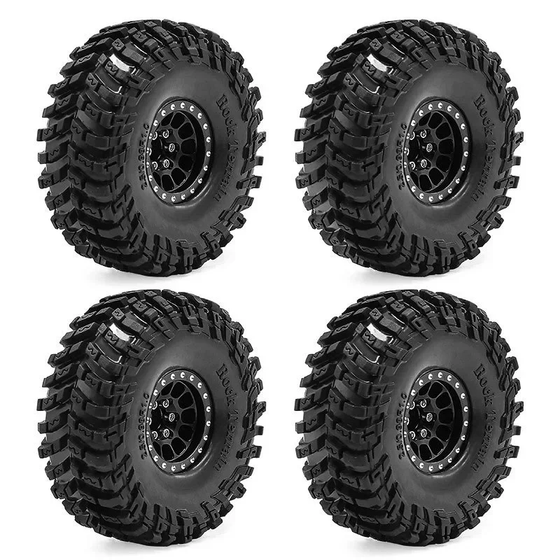 4pcs 1.0" Metal Beadlock Wheel Tire Set For 1/18 RC Crawler Car TRX4M SCX24 Upgrade Parts Accessories
4pcs 1.0" Metal Beadlock Wheel Tire Set For 1/18 RC Crawler Car TRX4M SCX24 Upgrade Parts Accessories