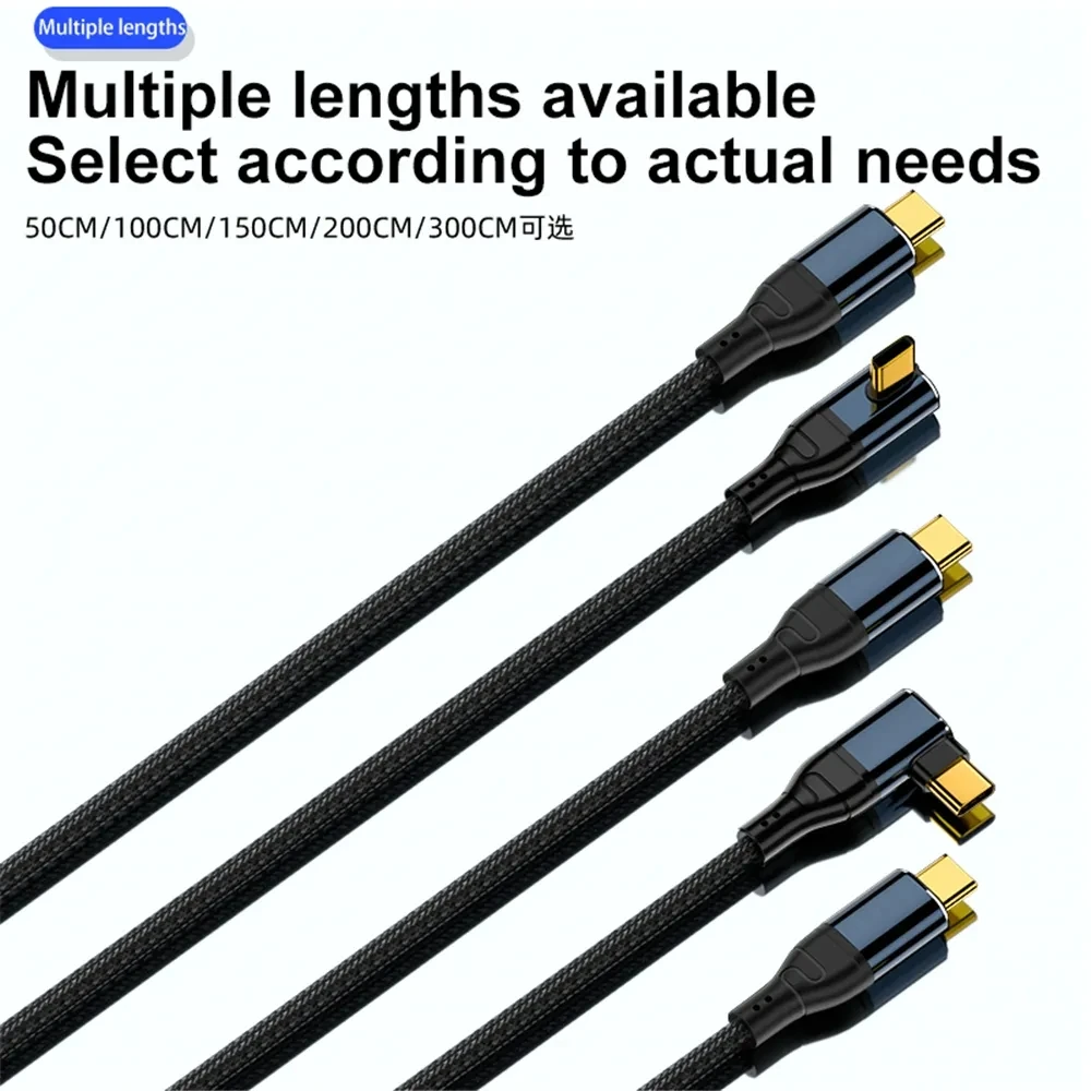 5A 240W PD Type C to USB C зарядный кабель для MacBook Pro Elbow PD3.1 140W 100W QC4.0 Провод для быстрой зарядки данных для Samsung Huawei
5A 240W PD Type C to USB C зарядный кабель для MacBook Pro Elbow PD3.1 140W 100W QC4.0 Провод для быстрой зарядки данных для Samsung Huawei