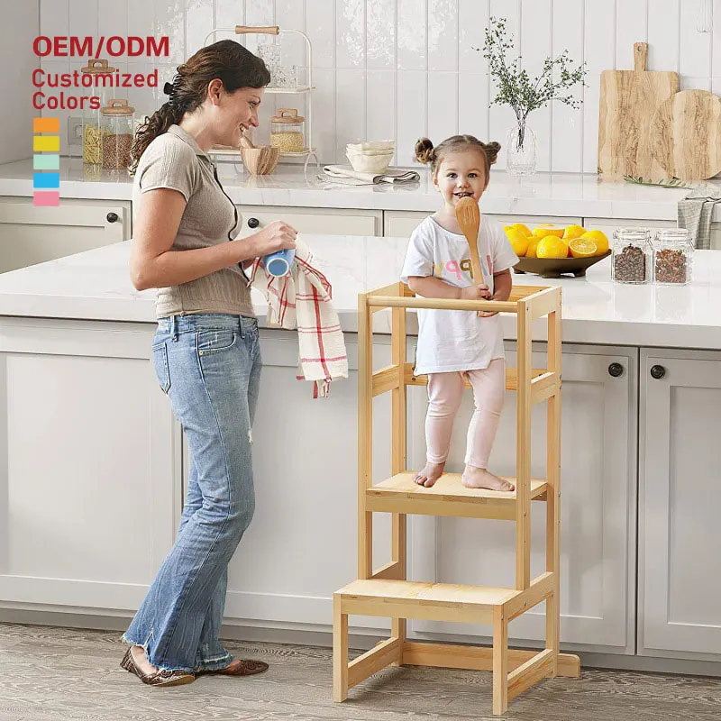 Custom Best-Selling Multifunctional Wooden Kitchen Stool For Kids Early Educational Learning Tower For Toddlers Modern For Bedro
Custom Best-Selling Multifunctional Wooden Kitchen Stool For Kids Early Educational Learning Tower For Toddlers Modern For Bedro