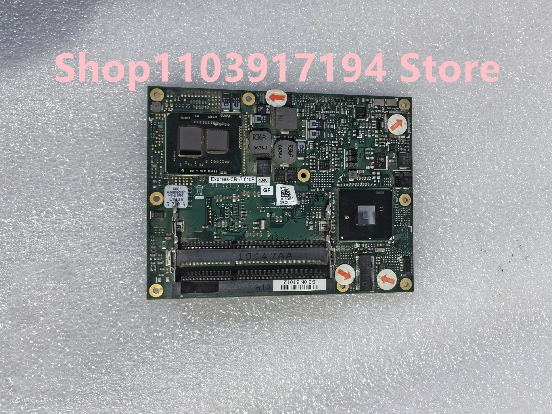 FOR ADLINK EXPRESS-CB-i7-610UE/51-72116-5b20 Industrial control motherboard
FOR ADLINK EXPRESS-CB-i7-610UE/51-72116-5b20 Industrial control motherboard
