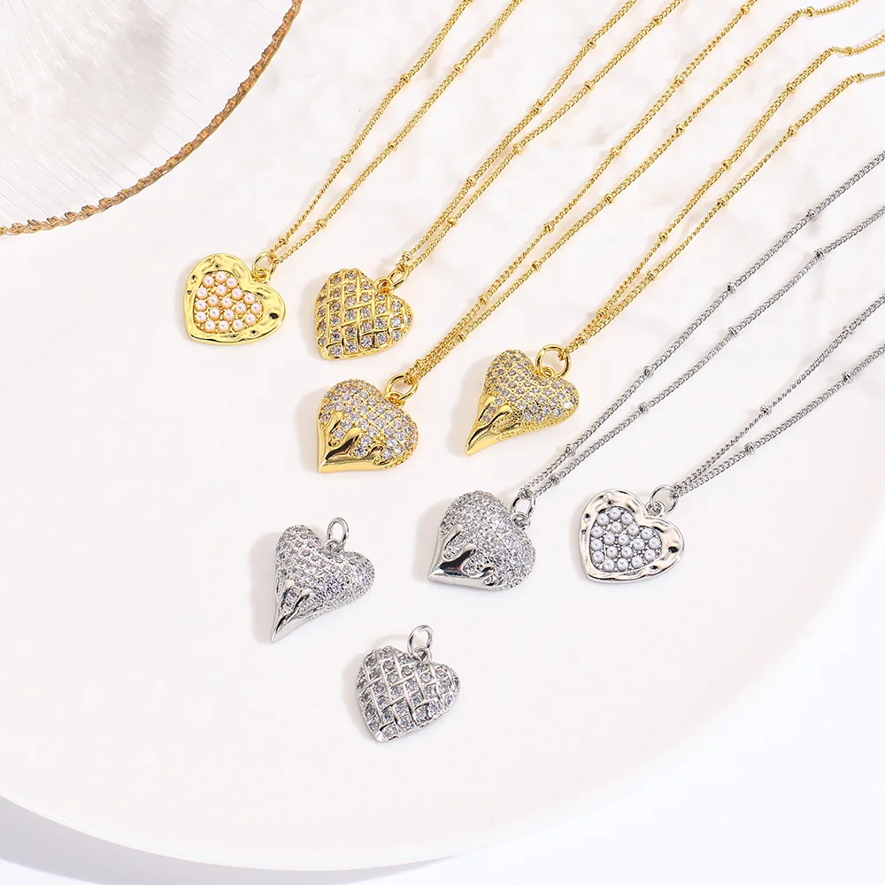 4Pcs Charm Exaggerated Love Necklace Pendant Necklace Copper Imitation Pearl Peach Heart DIY Jewelry Pendant Accessories
4Pcs Charm Exaggerated Love Necklace Pendant Necklace Copper Imitation Pearl Peach Heart DIY Jewelry Pendant Accessories