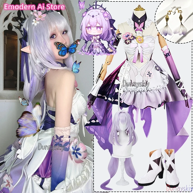 Игра Honkai Star Rail Castorice Косплей Костюм Юбка Лолиты Женские платья Castorice Ролевой парик Комплект ювелирных изделий Аниме Костюм
Игра Honkai Star Rail Castorice Косплей Костюм Юбка Лолиты Женские платья Castorice Ролевой парик Комплект ювелирных изделий Аниме Костюм
