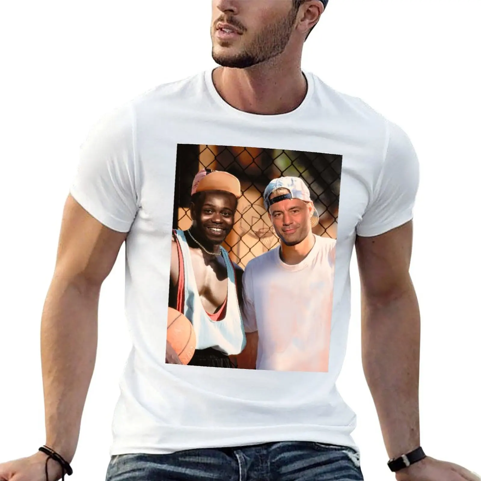 Joe Rogan and Dave Chappelle - White Men Can't Jump T-Shirt man t shirt designer graphic t shirts for man T-Shirt
Joe Rogan and Dave Chappelle - White Men Can't Jump T-Shirt man t shirt designer graphic t shirts for man T-Shirt