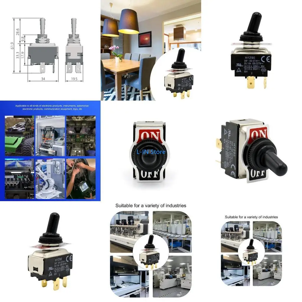 Легкая установка 4 -контактных переключателей ПВХ для творческих проектов House & Trailer
Легкая установка 4 -контактных переключателей ПВХ для творческих проектов House & Trailer