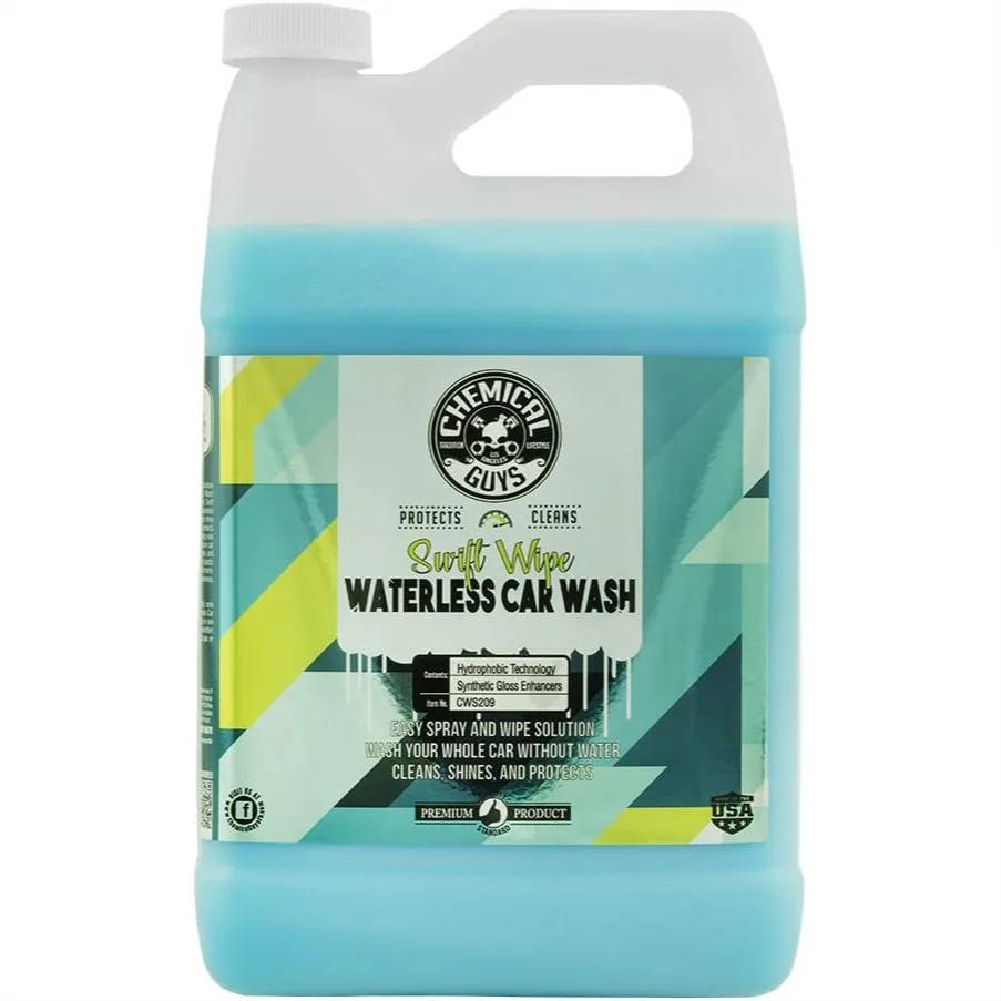 Waterless Car Wash Spray - Spray and Wipe Cleaner for Cars, Trucks, Motorcycles, RVs, High Lubrication, 128 oz
Waterless Car Wash Spray - Spray and Wipe Cleaner for Cars, Trucks, Motorcycles, RVs, High Lubrication, 128 oz
