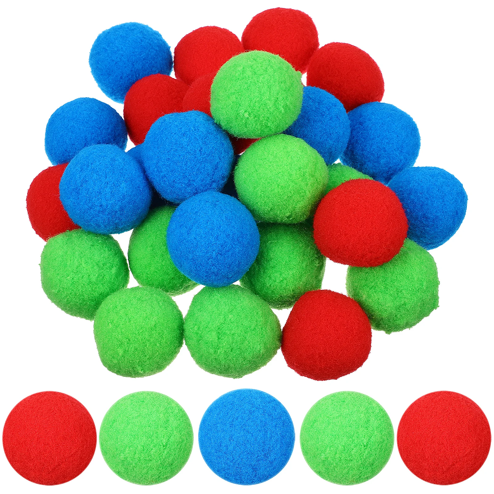 50 Pcs Toys 3 Bouncing Colors 5cm Soft Sponge Balls for Pool Reusable Balls Party Toys Outdoor Fun Games
50 Pcs Toys 3 Bouncing Colors 5cm Soft Sponge Balls for Pool Reusable Balls Party Toys Outdoor Fun Games
