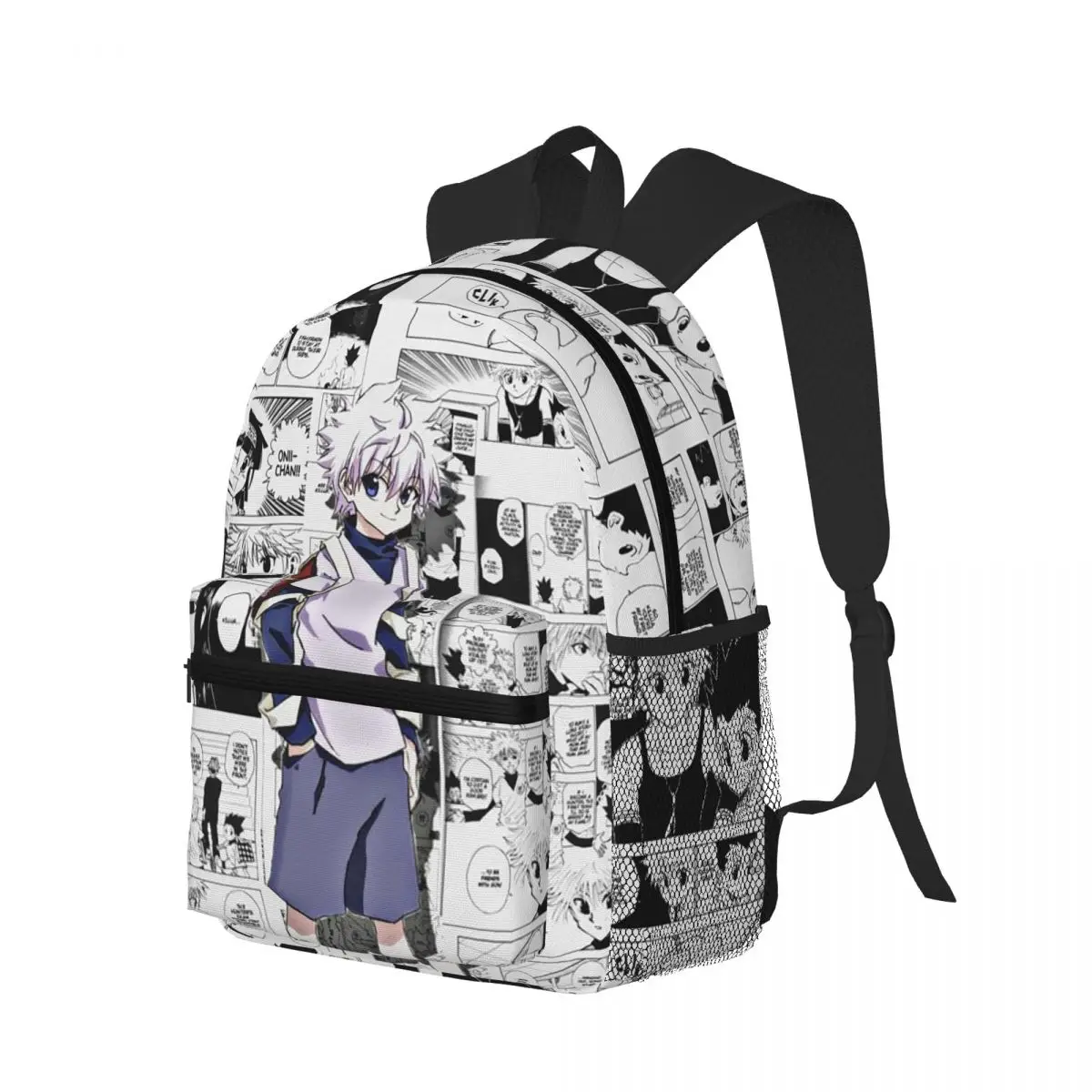 Аниме HXH Hunter X Hunter Killua Zoldyck Студенческий рюкзак Школьная сумка Походный дорожный рюкзак для мужчин и женщин Книжная сумка Сумки на плечо
Аниме HXH Hunter X Hunter Killua Zoldyck Студенческий рюкзак Школьная сумка Походный дорожный рюкзак для мужчин и женщин Книжная сумка Сумки на плечо