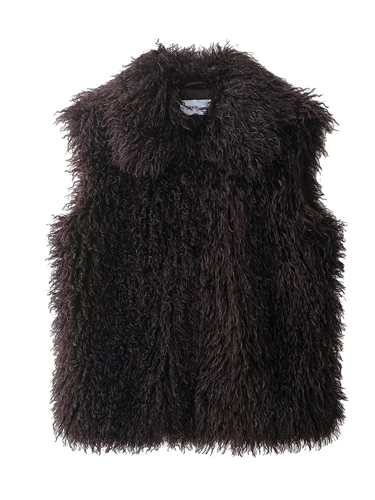 2025 жилеты из искусственного меха для женщин, новые модные пушистые куртки без рукавов, женский жилет, свободные зимние теплые уличные топы Waiscoat
2025 жилеты из искусственного меха для женщин, новые модные пушистые куртки без рукавов, женский жилет, свободные зимние теплые уличные топы Waiscoat