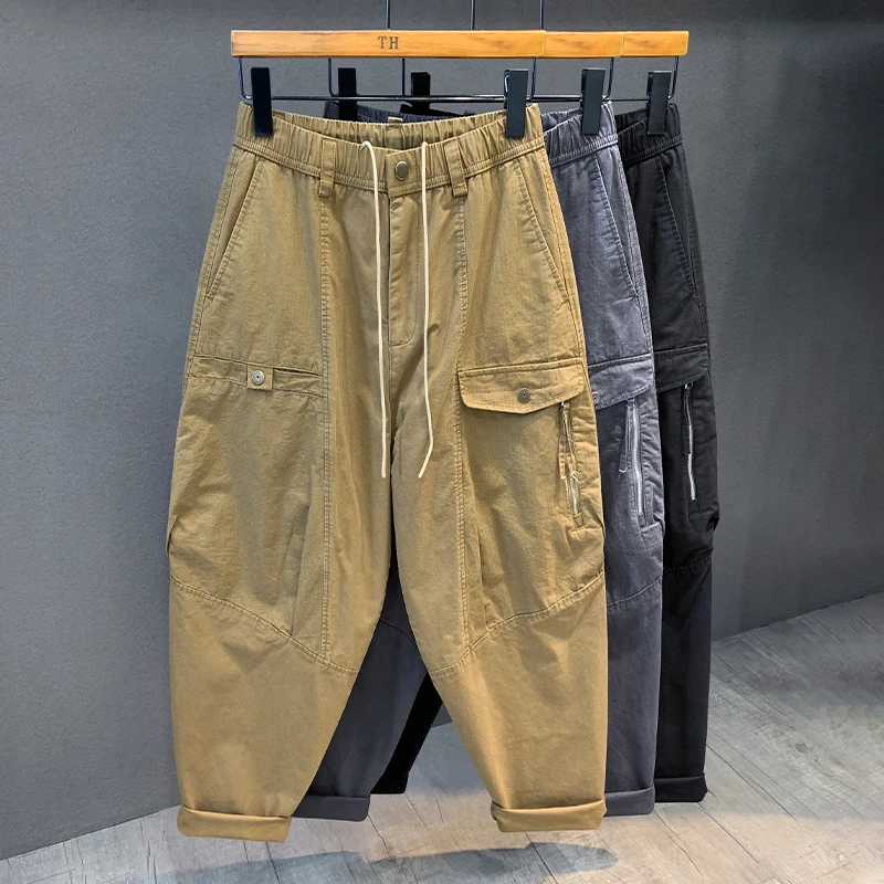 American Casual Loose Straight Leg Pants Trendy Men's Multi Pocket Casual Cloth Trousers Men
American Casual Loose Straight Leg Pants Trendy Men's Multi Pocket Casual Cloth Trousers Men