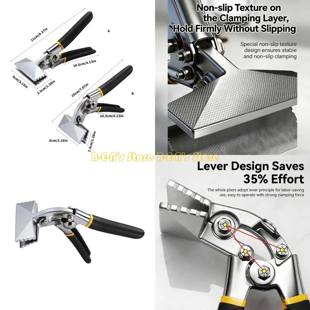Y1AD Electrician Crimper Pliers Sheet Metal Hand Seamer For PVC Duct And Stainless Steel Sheet Metal Processing
Y1AD Electrician Crimper Pliers Sheet Metal Hand Seamer For PVC Duct And Stainless Steel Sheet Metal Processing