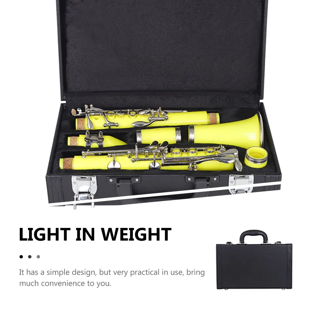 Premium Hard Shell Clarinet Case Black Shockproof Storage Container Durable Carrying Box Reinforced Handle For Clarinet
Premium Hard Shell Clarinet Case Black Shockproof Storage Container Durable Carrying Box Reinforced Handle For Clarinet