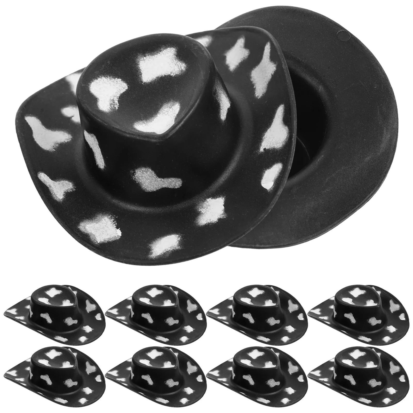 10Pcs Mini Cowboy Hats For Decorative Tiny Hat Miniature Plastic Dollhouse Accessories Mini Hats Miniature Cowgirl Hats For Diy
10Pcs Mini Cowboy Hats For Decorative Tiny Hat Miniature Plastic Dollhouse Accessories Mini Hats Miniature Cowgirl Hats For Diy