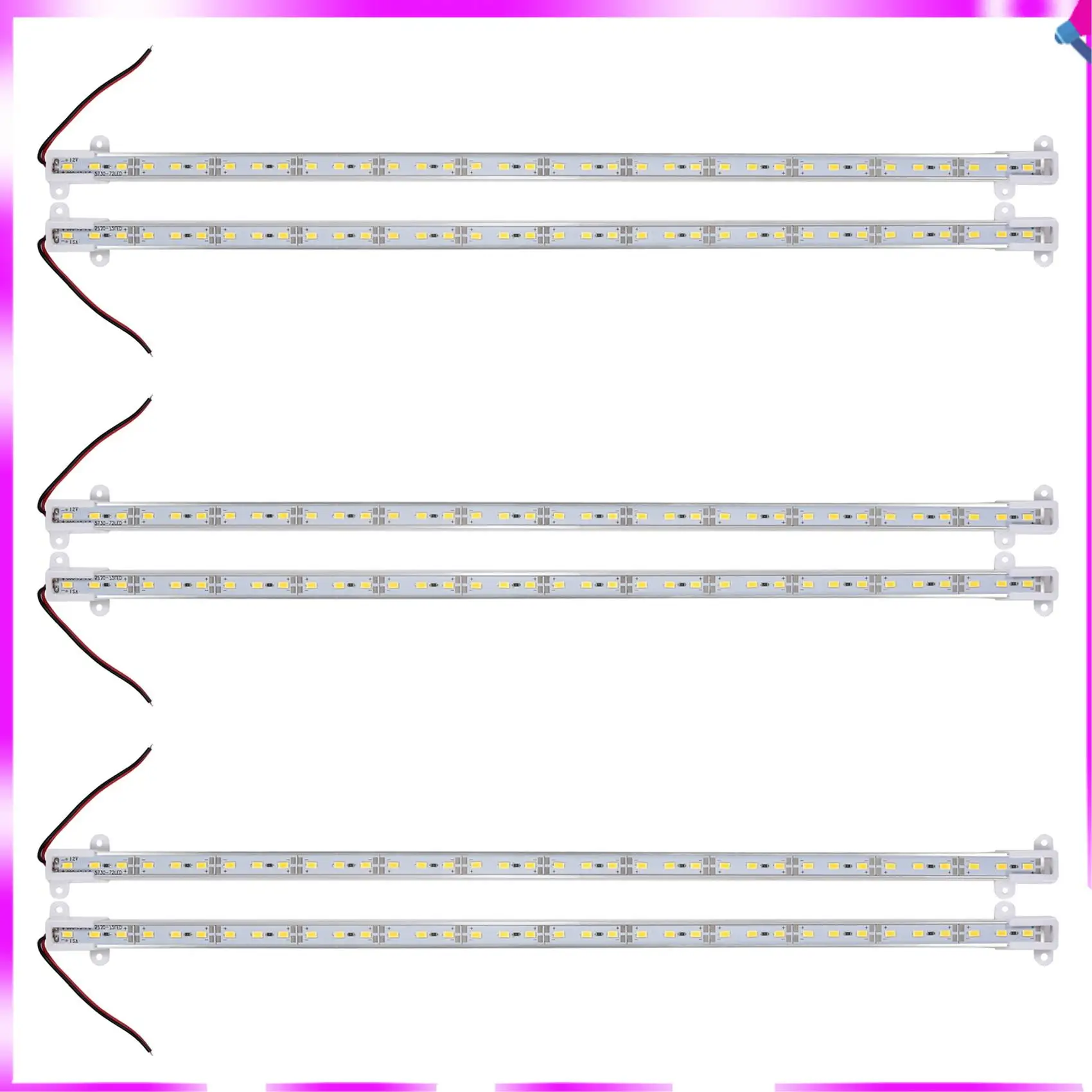 N96R 6X 50CM 12V 36 LED 5630 SMD Жесткая полоса света Алюминиевый корпус с торцевой крышкой Теплый белый
N96R 6X 50CM 12V 36 LED 5630 SMD Жесткая полоса света Алюминиевый корпус с торцевой крышкой Теплый белый