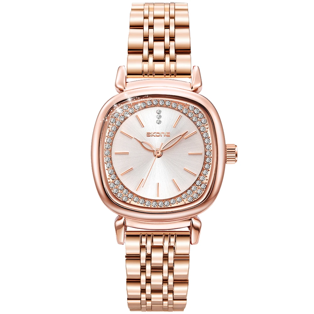 SKONE A niche luxury high-end design square watch with a retro steel strip for women, exuding a cool and cool temperament
SKONE A niche luxury high-end design square watch with a retro steel strip for women, exuding a cool and cool temperament