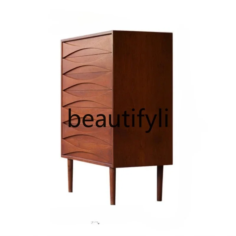 Seven chest cabinets, all solid wood drawers, light luxury storage cabinets, teak cherry wood, bedroom lockers
Seven chest cabinets, all solid wood drawers, light luxury storage cabinets, teak cherry wood, bedroom lockers
