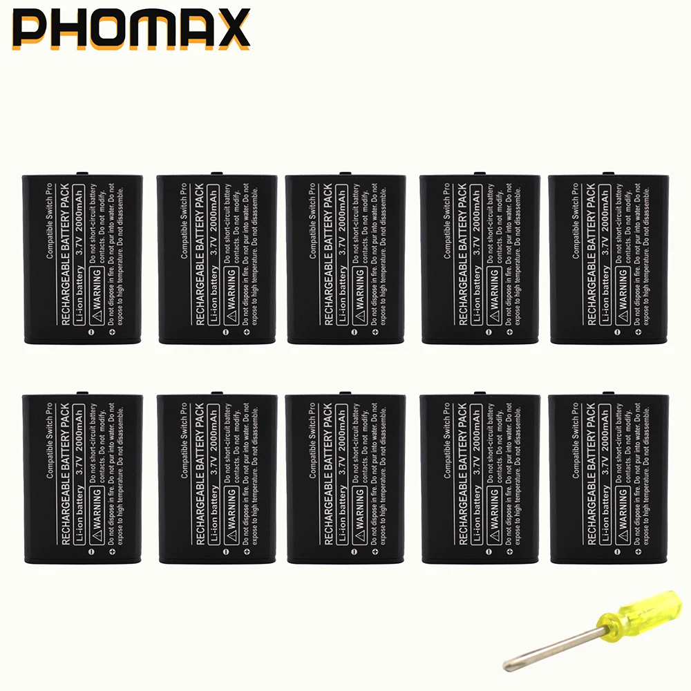 PHOMAX 2000mAh Battery CTR-003 C/CTR-A-AB for Nintendo 2DS XL, 3DS, CTR-001, JAN-001, MIN-CTR-001,Switch Pro Controller
PHOMAX 2000mAh Battery CTR-003 C/CTR-A-AB for Nintendo 2DS XL, 3DS, CTR-001, JAN-001, MIN-CTR-001,Switch Pro Controller