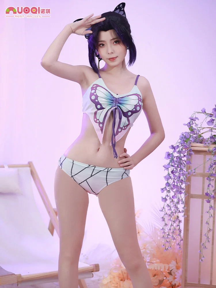 Kochou Shinobu Swimsuit Bandage Women Swimsuit Sexy Butterfly Printed Bikini Swinwear Beach Bathing Suit
Kochou Shinobu Swimsuit Bandage Women Swimsuit Sexy Butterfly Printed Bikini Swinwear Beach Bathing Suit