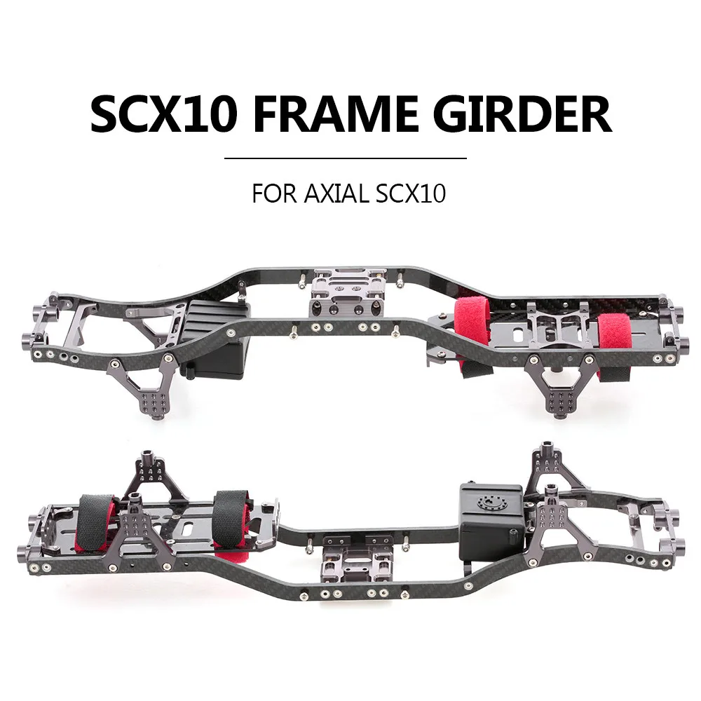 Frame Girder Carbon Graphite Chassis Professionals Frame Rails for 1/10 Axial SCX10 RC Crawler Truck Off-road Car
Frame Girder Carbon Graphite Chassis Professionals Frame Rails for 1/10 Axial SCX10 RC Crawler Truck Off-road Car