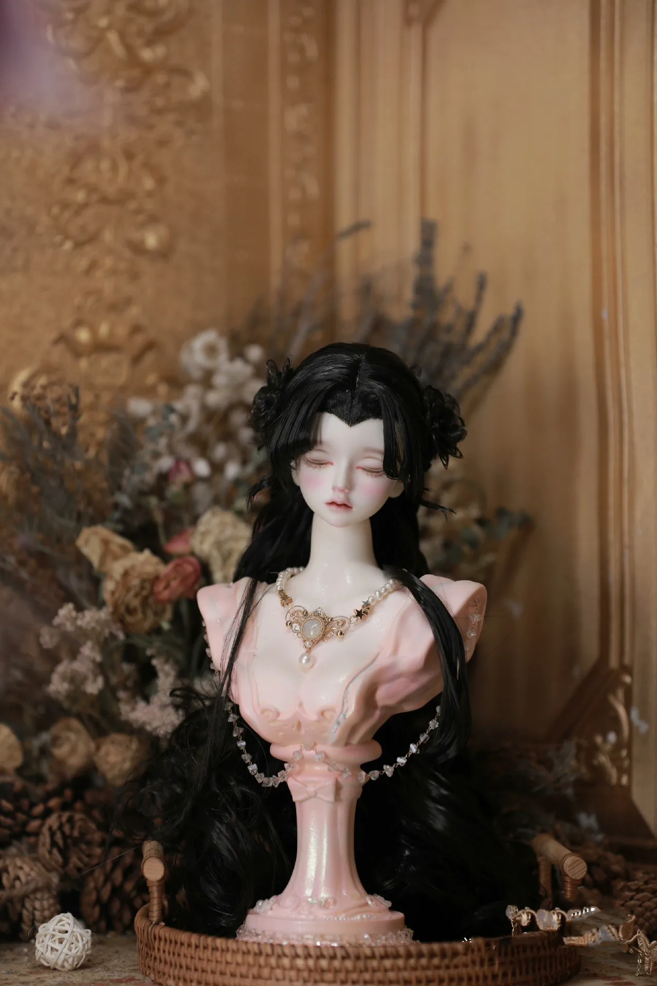 Black Wig 1/3 BJD Doll Hair High Temperature Silk Milk Silk Wig, Doll Head Size 20-24CM Free Shipping
Black Wig 1/3 BJD Doll Hair High Temperature Silk Milk Silk Wig, Doll Head Size 20-24CM Free Shipping