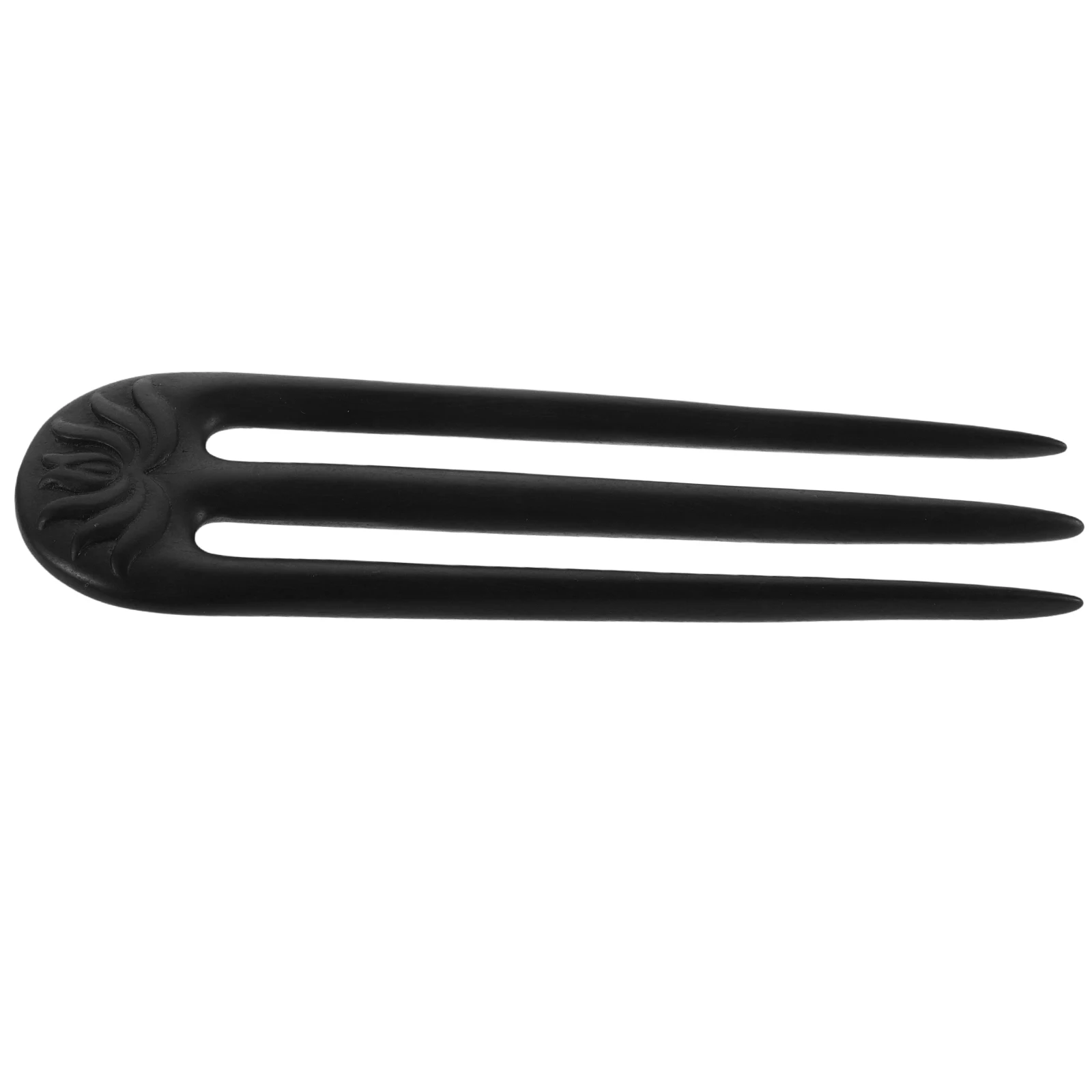 Elegant Black Ebony Wooden Hairpin Vintage Style French Fork Chignon Pin For Women Updo Bun Stick Long Hair Accessories
Elegant Black Ebony Wooden Hairpin Vintage Style French Fork Chignon Pin For Women Updo Bun Stick Long Hair Accessories