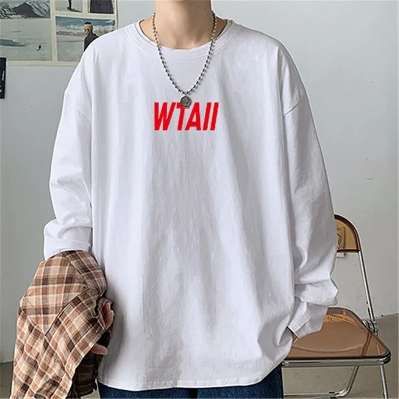 Весенняя новая футболка с длинными рукавами, мужская корейская версия, свободная и универсальная простая базовая рубашка, модный брендовый повседневный удобный топ
Весенняя новая футболка с длинными рукавами, мужская корейская версия, свободная и универсальная простая базовая рубашка, модный брендовый повседневный удобный топ