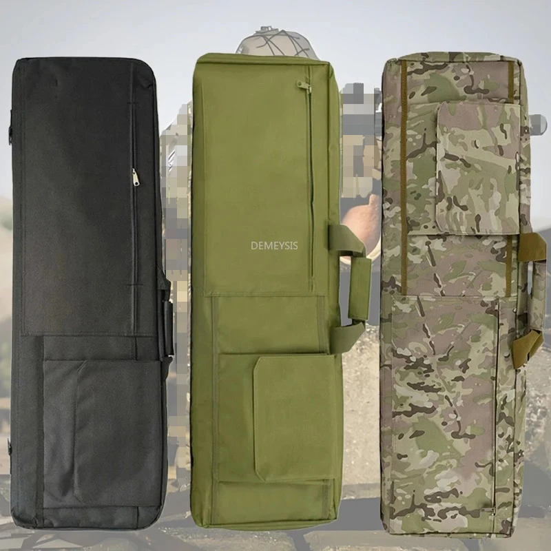 85cm / 100cm Tactical Rifle Gun Bag Airsoft Shooting Case Hunting CS Wargame Shoulder Gun Bags with Removable Cotton Padding
85cm / 100cm Tactical Rifle Gun Bag Airsoft Shooting Case Hunting CS Wargame Shoulder Gun Bags with Removable Cotton Padding