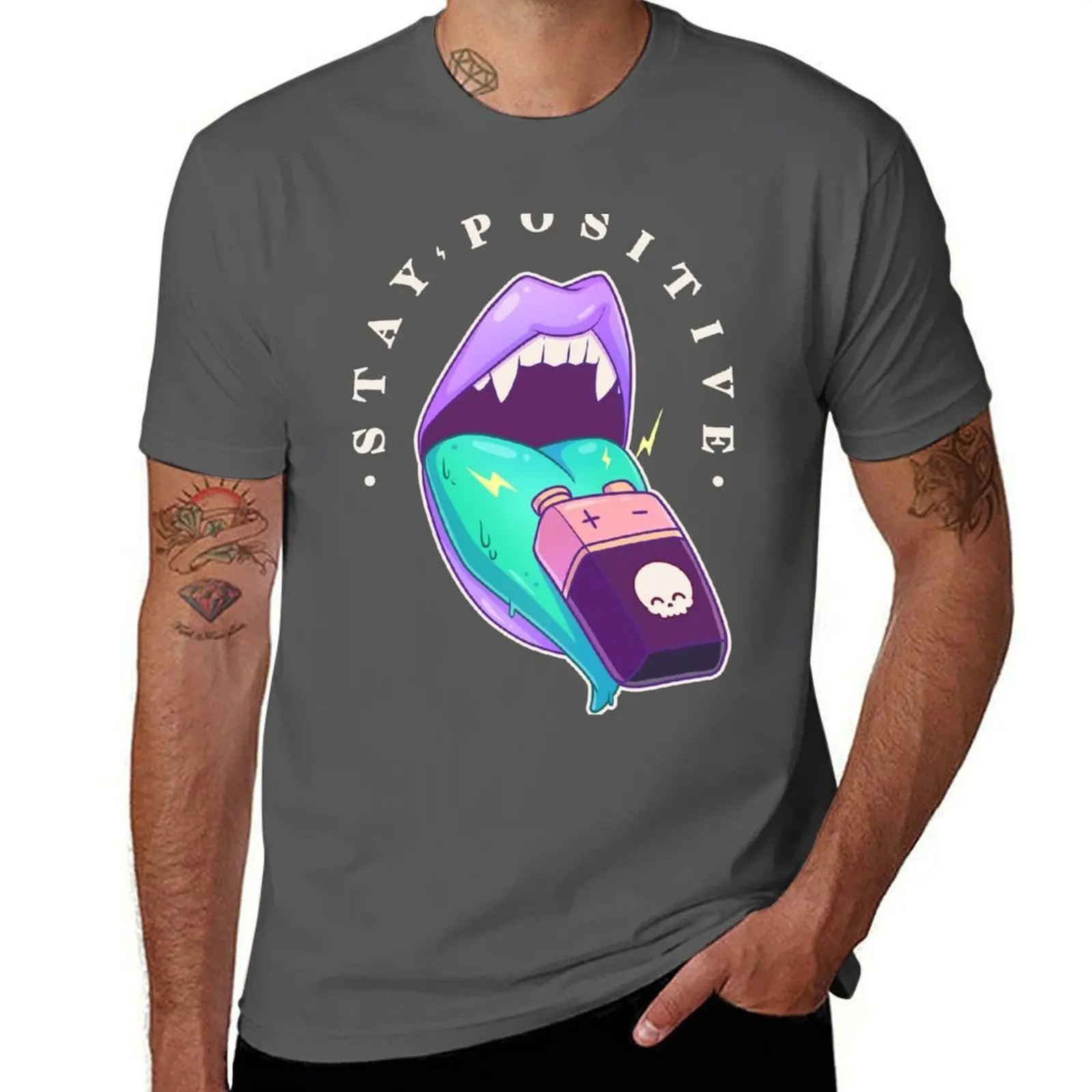 Positive Mouth Vampire Kawaii Krypt Pastel Stay - T-Shirt Stylish Print Short Sleeve Tee
Positive Mouth Vampire Kawaii Krypt Pastel Stay - T-Shirt Stylish Print Short Sleeve Tee