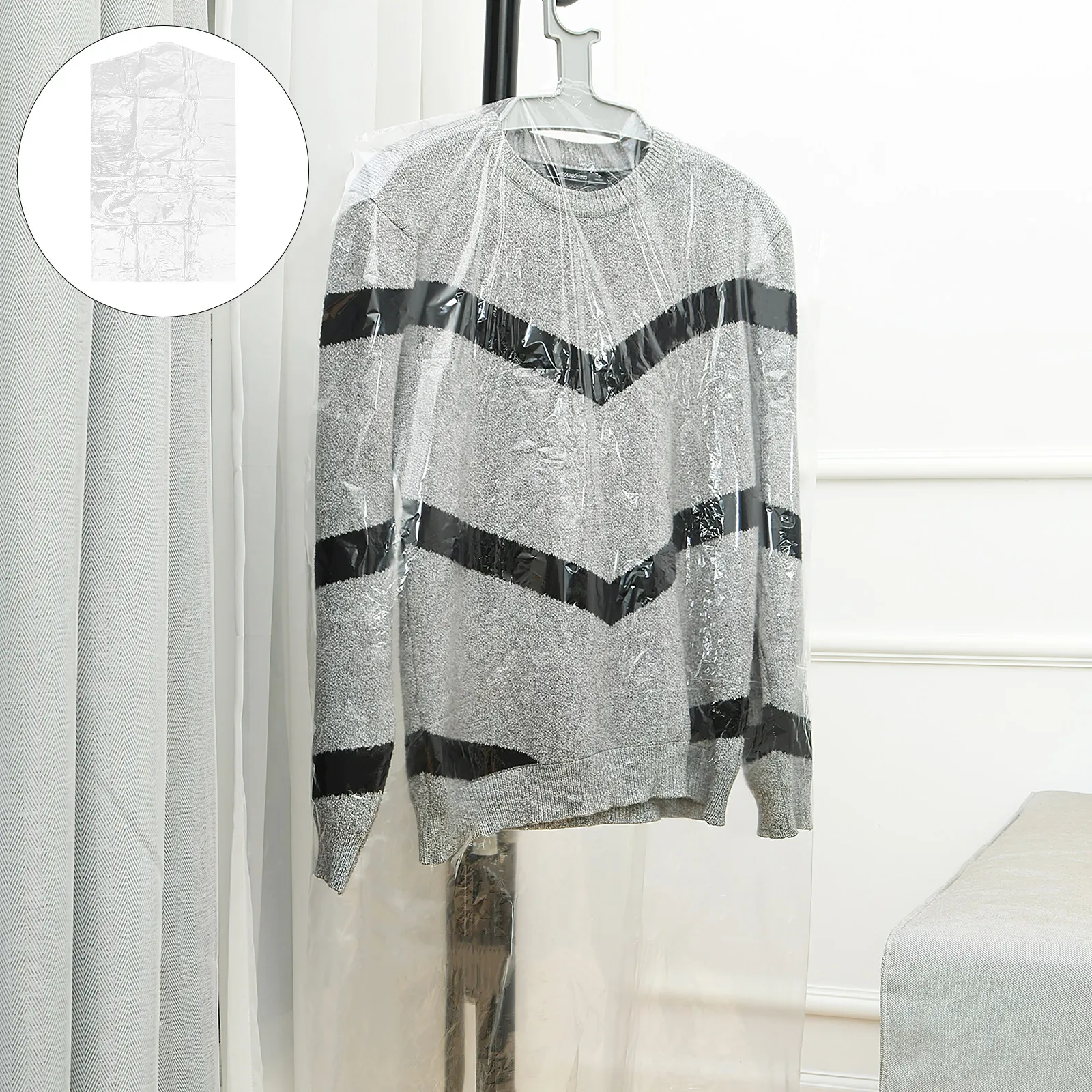 50 шт. 60x100 см Прочные дышащие водонепроницаемые чехлы для одежды: для костюмов, платьев, пальто, рубашек, курток, униформы, для хранения одежды
50 шт. 60x100 см Прочные дышащие водонепроницаемые чехлы для одежды: для костюмов, платьев, пальто, рубашек, курток, униформы, для хранения одежды