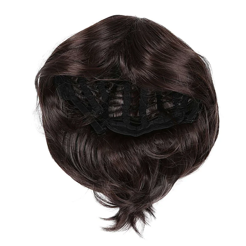 【SEE】2X Fashion Men's Wig Short Straight High Temperature Silk Synthetic Wig Full Wigs/Artistic Men Brown Black Wigs For Men
【SEE】2X Fashion Men's Wig Short Straight High Temperature Silk Synthetic Wig Full Wigs/Artistic Men Brown Black Wigs For Men