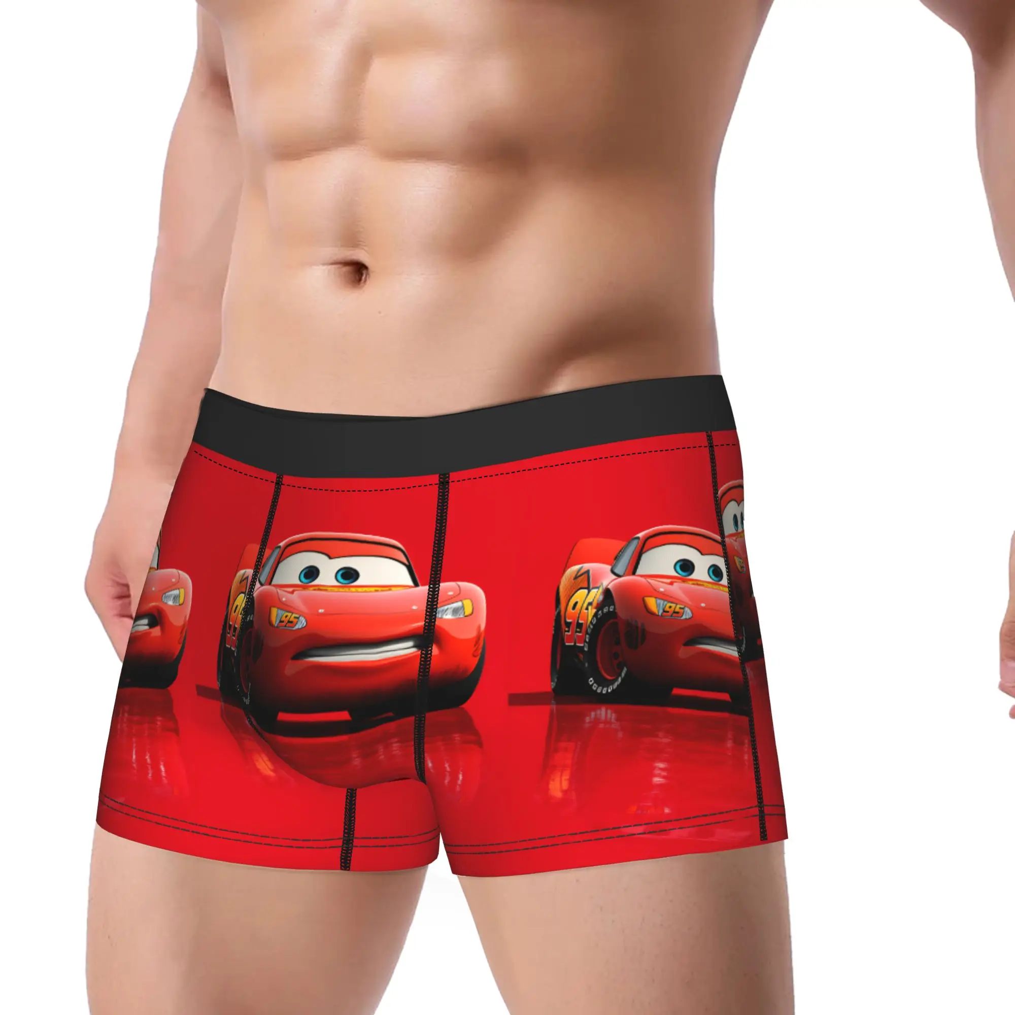 Lightning McQueen Red Background Portrait Boxer Shorts Pouch Underwear Printed Shorts Briefs Soft Trend Man Underpants Plus Size
Lightning McQueen Red Background Portrait Boxer Shorts Pouch Underwear Printed Shorts Briefs Soft Trend Man Underpants Plus Size