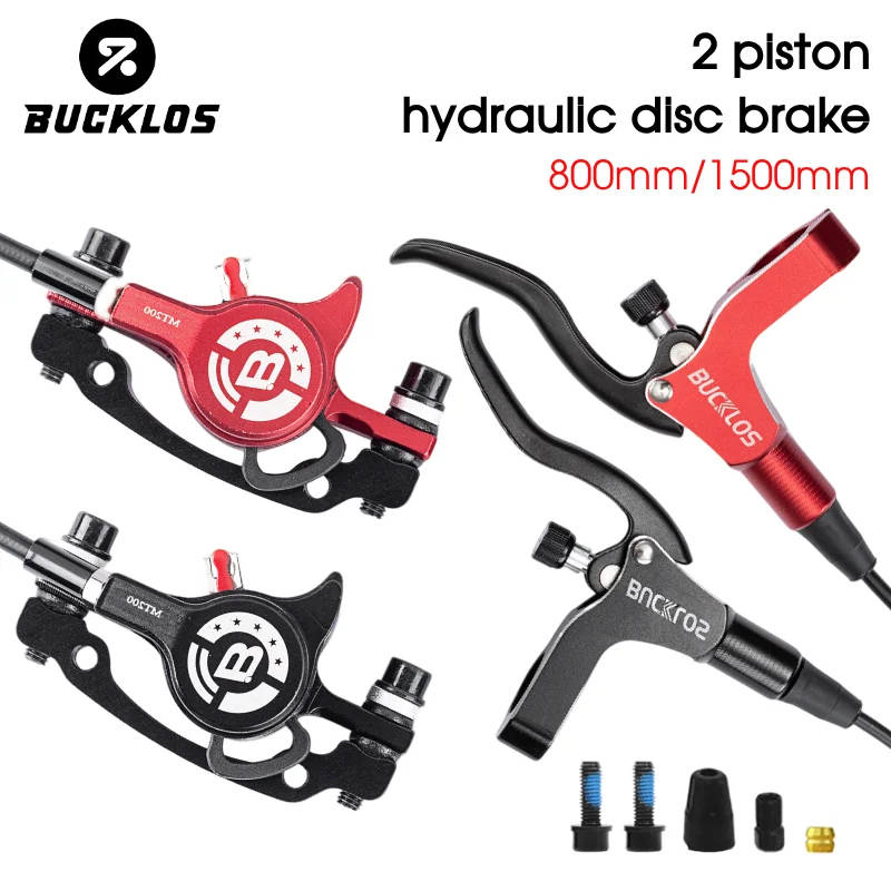 BUCKLOS Bicycle Hydraulic Brake 2 Piston Oil Pressure MTB Disc Brake Front/Rear/Set for Scooter E-Bike Mtb Folding Bike BMX
BUCKLOS Bicycle Hydraulic Brake 2 Piston Oil Pressure MTB Disc Brake Front/Rear/Set for Scooter E-Bike Mtb Folding Bike BMX