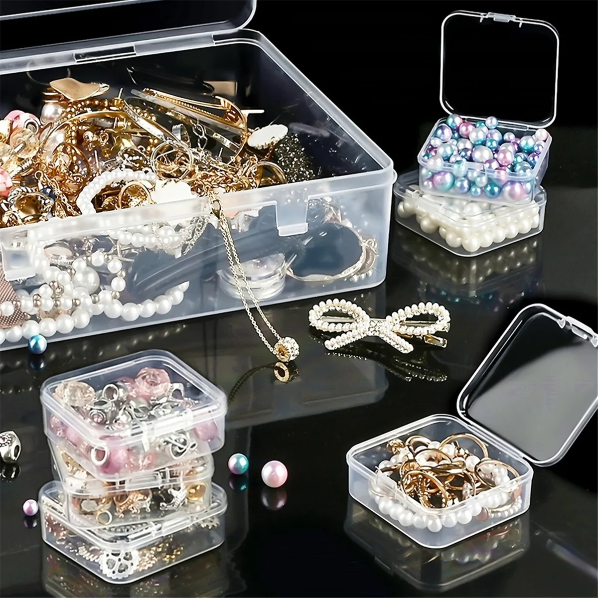 SNNE-rBead Organizer,90Pcs Small Bead Storage Containers,3 Large Craft Storage Cases,Storage Box for Jewelry Making
SNNE-rBead Organizer,90Pcs Small Bead Storage Containers,3 Large Craft Storage Cases,Storage Box for Jewelry Making