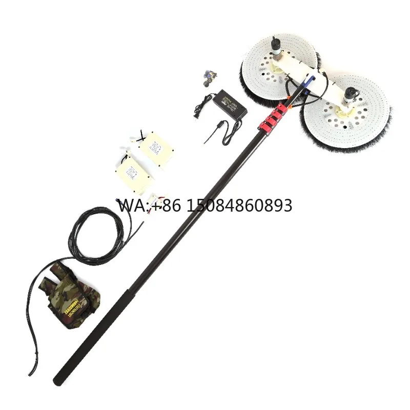 7.5m Extended PV Cleaning Gear, Dual Round Brush, Fast Cleansing Equipment for Commercial Solar Photovoltaic Projects
7.5m Extended PV Cleaning Gear, Dual Round Brush, Fast Cleansing Equipment for Commercial Solar Photovoltaic Projects