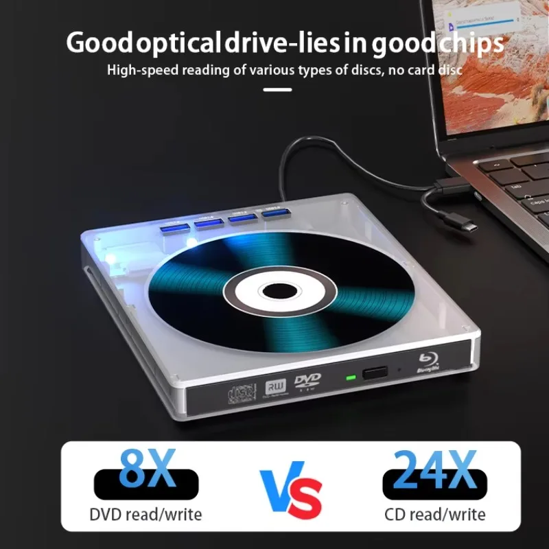 Hooqu Computer External Blu Ray Drive BD DVD CD Burner Notebook Desktop Universal External USB Mobile Blu Ray Drive
Hooqu Computer External Blu Ray Drive BD DVD CD Burner Notebook Desktop Universal External USB Mobile Blu Ray Drive