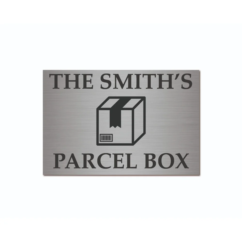 Personalised Parcel Box Composite aluminum-plastic panel Sign Silver Plaque Stickers
Personalised Parcel Box Composite aluminum-plastic panel Sign Silver Plaque Stickers