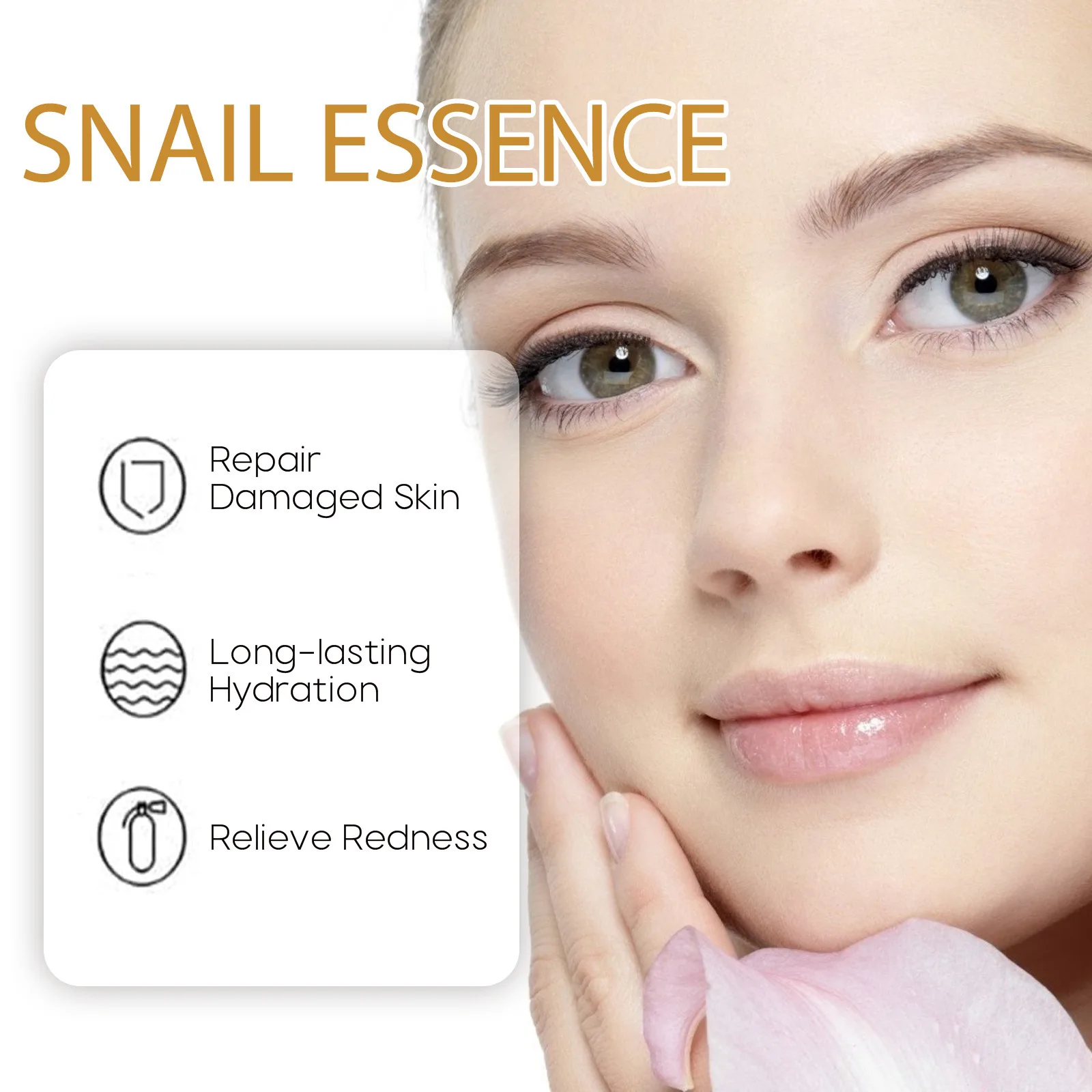 Eelhoe Snail Face Firming Essence Anti A-ging Keep Lifting Nourishing Dry Shrink Pores Fade Fine Lines Facial Moisturizing Serum
Eelhoe Snail Face Firming Essence Anti A-ging Keep Lifting Nourishing Dry Shrink Pores Fade Fine Lines Facial Moisturizing Serum