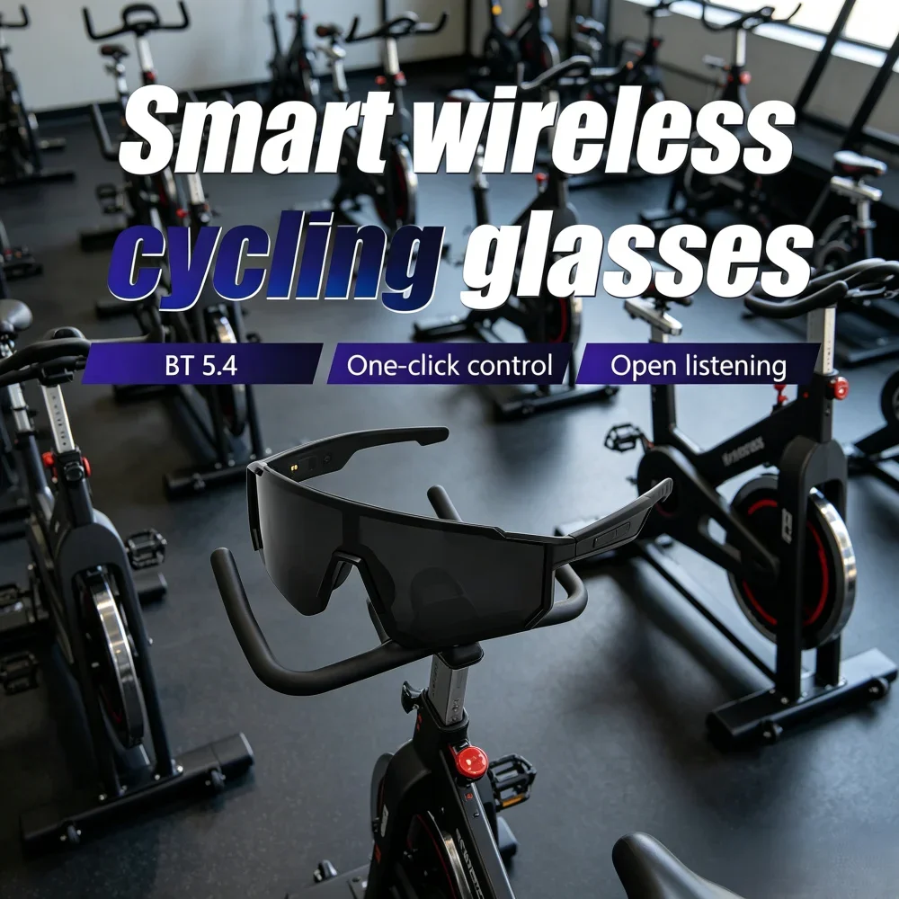 AI Smart Glasses, Wireless Bluetooth Audio Glasses, Hands-Free Calling & Music Playback, Outdoor Cycling Sports Smart Headphones
AI Smart Glasses, Wireless Bluetooth Audio Glasses, Hands-Free Calling & Music Playback, Outdoor Cycling Sports Smart Headphones